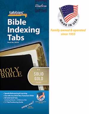 Bible Tab: Standard O&N Testament Solid Gold - Tabbies